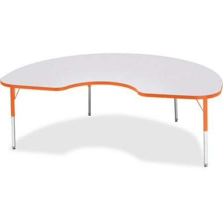 Jonti-Craft TABLE, KIDNEY, 48X72, GY/OE JNT6423JCE114